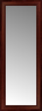 15" x 37" Ansley Mahogany Custom Framed Mirror