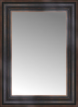 16" x 21" Aged Bronze Slope Custom Framed Mirror