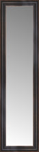 16" x 55" Aged Bronze Slope Custom Framed Mirror
