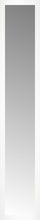 14" x 73" White Wide Cube Custom Framed Mirror