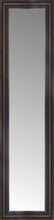 14" x 49" Aged Bronze Slope Custom Framed Mirror