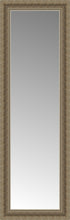 14" x 39" Ambrosia Silver Custom Framed Mirror