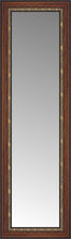 16" x 46" Malabar Walnut Custom Framed Mirror