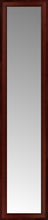 14" x 59" Ansley Mahogany Custom Framed Mirror