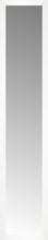 15" x 72" White Wide Cube Custom Framed Mirror