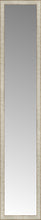 15" x 77" Libretto Antique Silver Custom Framed Mirror