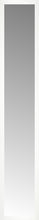 15" x 79" White Wide Cube Custom Framed Mirror