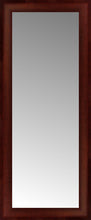 15" x 34" Ansley Mahogany Custom Framed Mirror