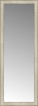 16" x 43" Libretto Antique Silver Custom Framed Mirror