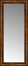 14" x 31" Belmont Light Brown Custom Framed Mirror