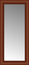 14" x 29" Ansley Cherry Custom Framed Mirror