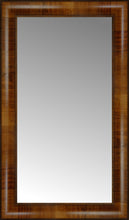 14" x 23" Belmont Light Brown Custom Framed Mirror