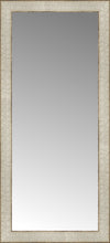 15" x 32" Libretto Antique Silver Custom Framed Mirror