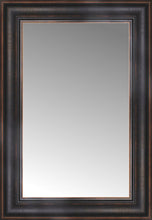 16" x 22" Aged Bronze Slope Custom Framed Mirror