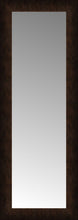 14" x 36" Dark Copper Custom Framed Mirror