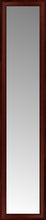 15" x 67" Ansley Mahogany Custom Framed Mirror