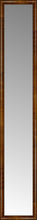15" x 82" Belmont Light Brown Custom Framed Mirror