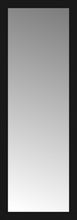 21" x 58" Soho Black Custom Framed Mirror