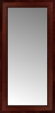 14" x 27" Ansley Mahogany Custom Framed Mirror