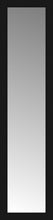 14" x 53" Soho Black Custom Framed Mirror