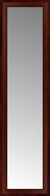14" x 51" Ansley Mahogany Custom Framed Mirror