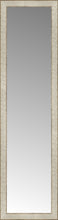 14" x 51" Libretto Antique Silver Custom Framed Mirror
