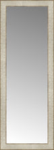 14" x 37" Libretto Antique Silver Custom Framed Mirror