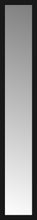 15" x 82" Soho Black Custom Framed Mirror