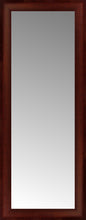 16" x 39" Ansley Mahogany Custom Framed Mirror