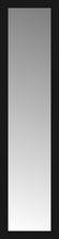 15" x 56" Soho Black Custom Framed Mirror