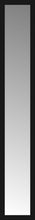 14" x 78" Soho Black Custom Framed Mirror