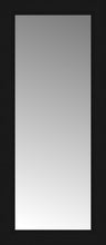 14" x 30" Soho Black Custom Framed Mirror
