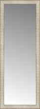 16" x 42" Libretto Antique Silver Custom Framed Mirror