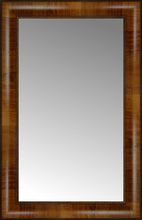 14" x 21" Belmont Light Brown Custom Framed Mirror