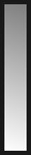 14" x 64" Soho Black Custom Framed Mirror