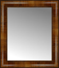 15" x 17" Belmont Light Brown Custom Framed Mirror