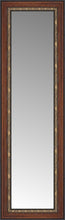 15" x 43" Malabar Walnut Custom Framed Mirror