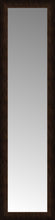15" x 54" Dark Copper Custom Framed Mirror