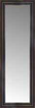 16" x 44" Aged Bronze Slope Custom Framed Mirror