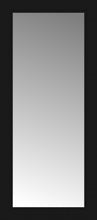 15" x 32" Soho Black Custom Framed Mirror
