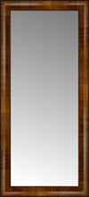 16" x 34" Belmont Light Brown Custom Framed Mirror