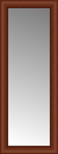 14" x 34" Ansley Cherry Custom Framed Mirror